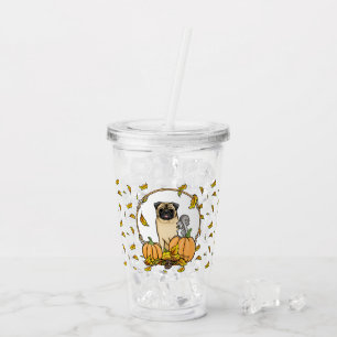 Vaso Acrílico Calabazas de calabazas de perros de la puericultur