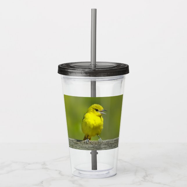 Vaso Acrílico Calandria de Huerta - Fotografía Original (Anverso)