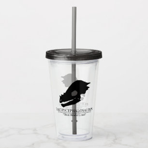 Vaso Acrílico Calavera de paquicefalosaurio