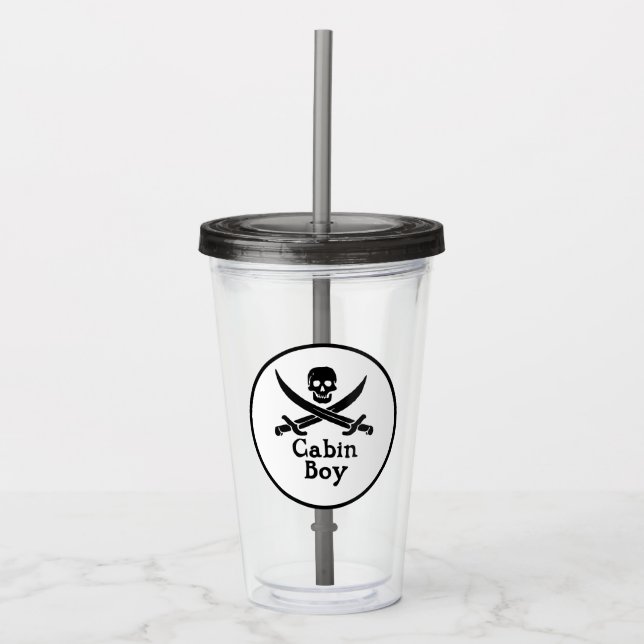 Vaso Acrílico Camarero de Cabina (Anverso)