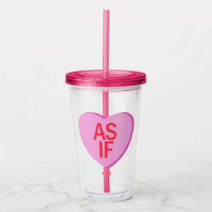 Vaso Acrílico Candy Heart - COMO SI