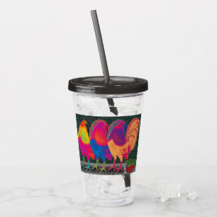 Vaso Acrílico Cantina Roosters