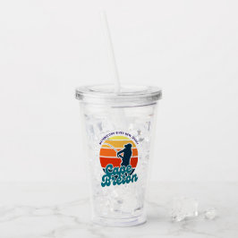 Vaso Acrílico Cape Breton Caña y Carrete Tumbler