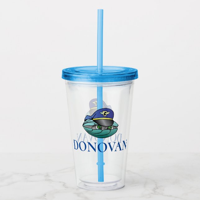 Vaso Acrílico Captain Clam (Anverso)