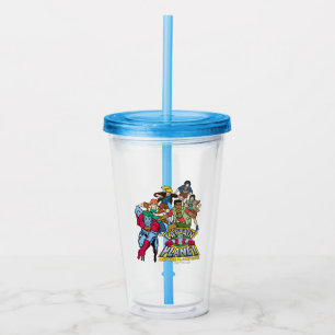 Vaso Acrílico Captain Planet & the Planeteers Group Logo Graphic