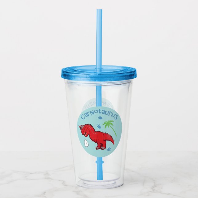 Vaso Acrílico Carnotaurus lindo (Anverso)