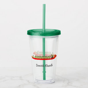 Vaso Acrílico Carreras del barco Dragon