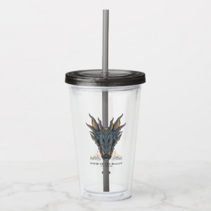 Vaso Acrílico CASA DEL DRAGÓN Altar de la Vela de Balerion
