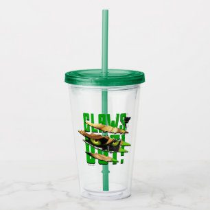 Vaso Acrílico Cat Noir & Plagg Clawout