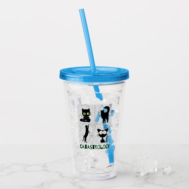 Vaso Acrílico Catastrología.w (Anverso (hielo))