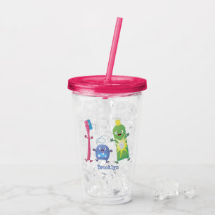 Vaso Acrílico Cepillo de dientes pasta de dientes hilo dental ca
