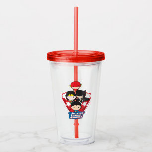 Vaso Acrílico Cheet Justice League of America Stars 2
