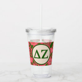 Vaso Acrílico Chi Omega