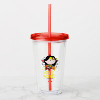 Chibi WonWoman Volando Con Lasso