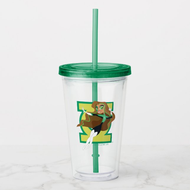 Vaso Acrílico CHICAS del DC Super Hero Green Lantern