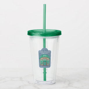 Vaso Acrílico Chicas Gilmore Biblioteca Stars Hollow