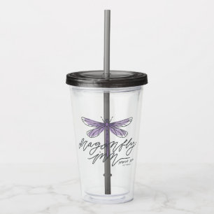Vaso Acrílico Chicas Gilmore Dragonfly Inn Script