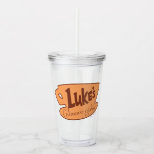 Vaso Acrílico Chicas Gilmore   Logo de Luke's Diner