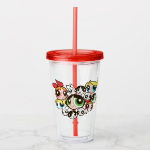 Vaso Acrílico Chicas potentes enfrentan patrón