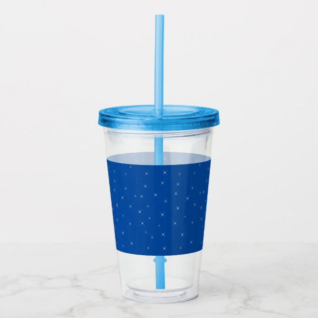 Vaso Acrílico Cielo nocturno (Anverso)