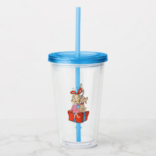 Vaso Acrílico Cindy Lou Who y Max en un regalo