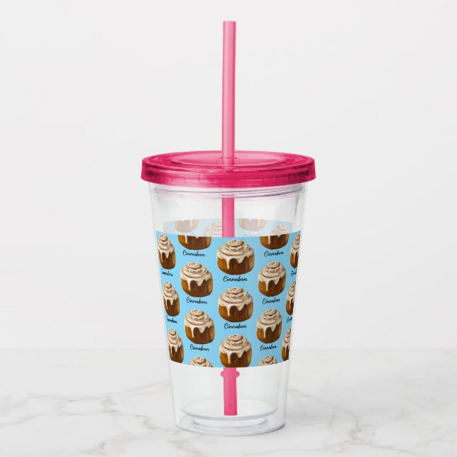 Vaso Acrílico Cinnabon (Anverso)
