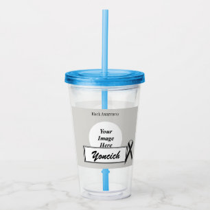 Vaso Acrílico Cinta Black Standard de Kenneth Yoncich