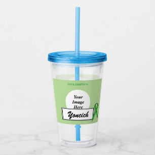Vaso Acrílico Cinta Green Standard de Kenneth Yoncich
