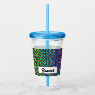 Vaso Acrílico Círculo de nueve por Kenneth Yoncich