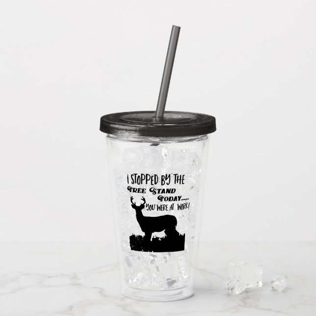 Vaso Acrílico Cita divertida de los deportes del dólar del (Reverso (hielo))