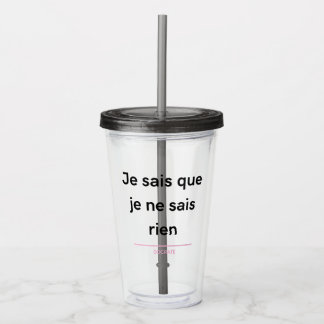 Vaso Acrílico Citation Socrate