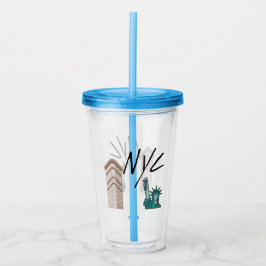 VASO ACRÍLICO CIUDAD DE NUEVA YORK