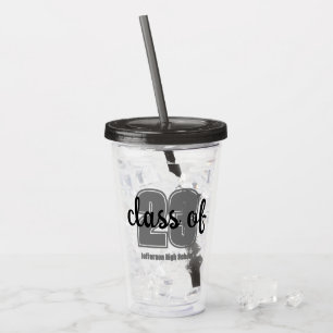 Vaso Acrílico Clase de (23) tumbler acrílico superior personaliz