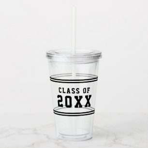 Vaso Acrílico Clase de Graduación de Variedad de Color Editable