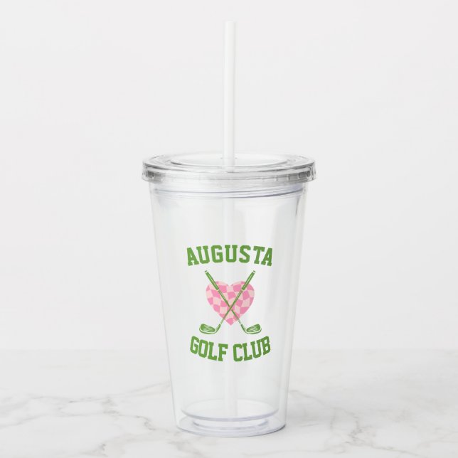 Vaso Acrílico Club Social de Golf Trendy (Anverso)