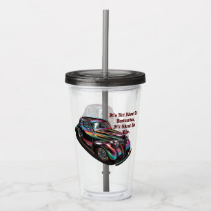 Vaso Acrílico Coche muscular clásico