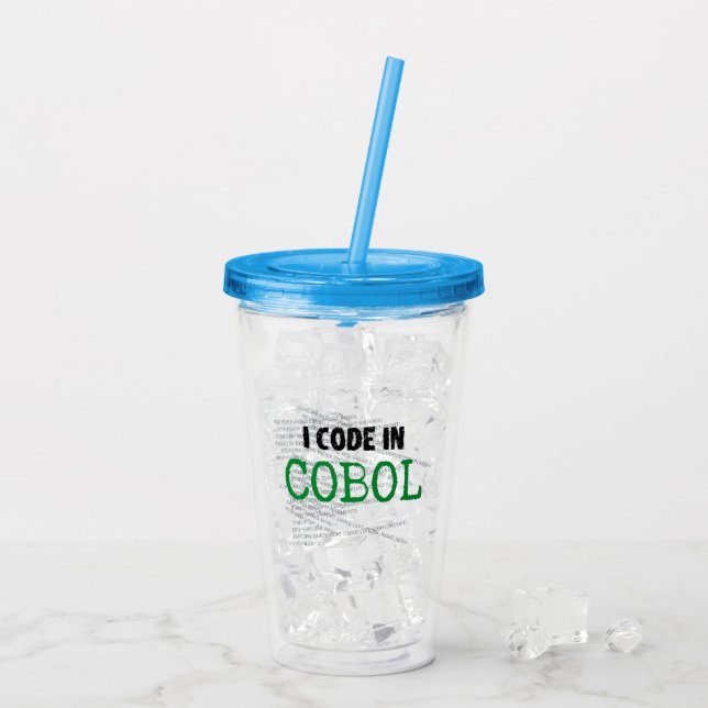 Vaso Acrílico Código en COBOL.w (Reverso (hielo))