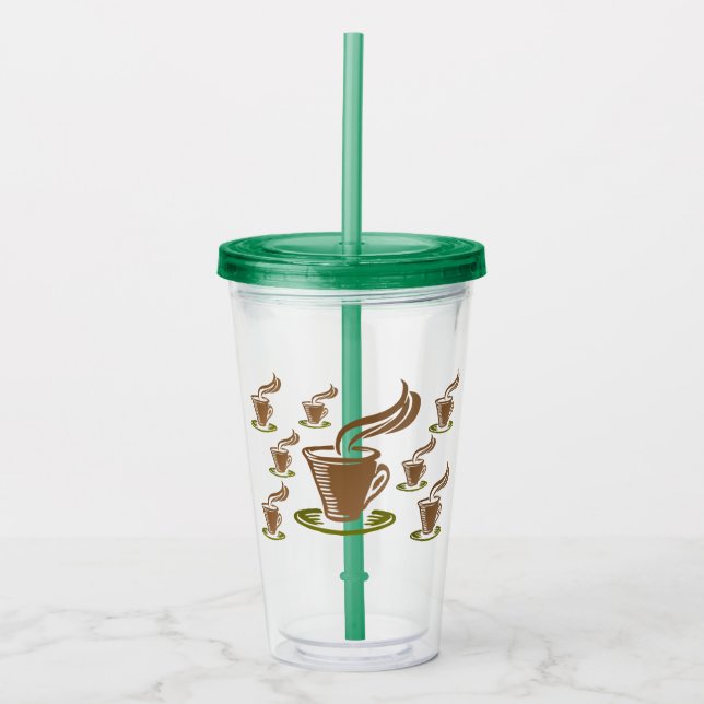Vaso Acrílico Coffee Themed Tumbler (Anverso)