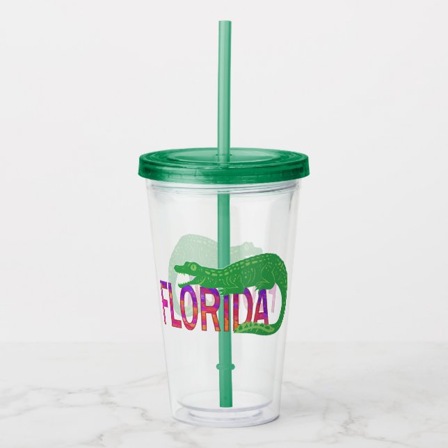 Vaso Acrílico Coligador de Florida (Anverso)