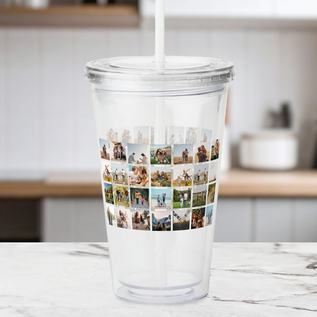 Vaso Acrílico Collage de fotos moderno 28 (Subido por el creador)