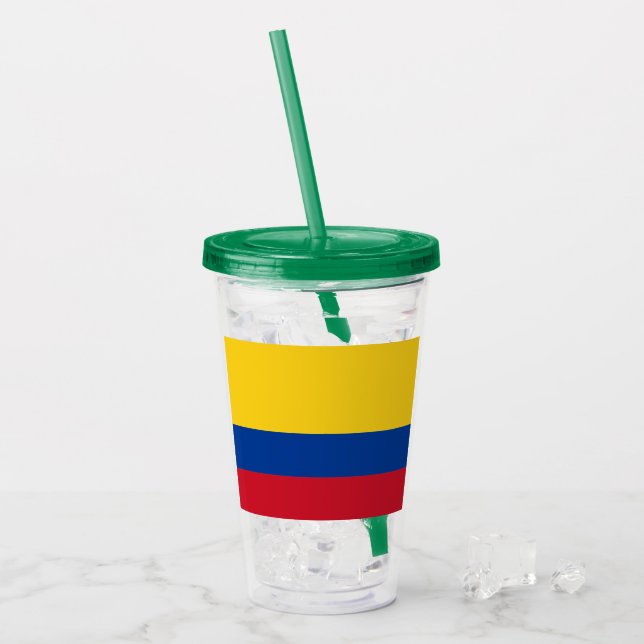 Vaso Acrílico Colombia (Anverso (hielo))