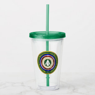 Vaso Acrílico Comando de distribución de despliegue de superfici