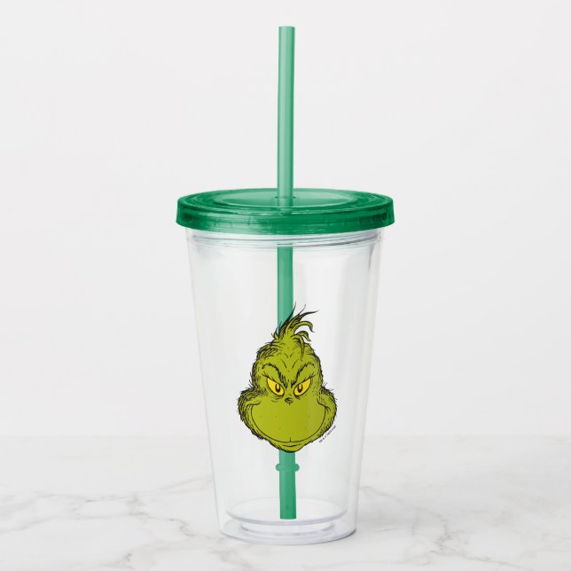 Vaso Acrílico Cómo grinch Stole Navidades Classic Grinch (Anverso)