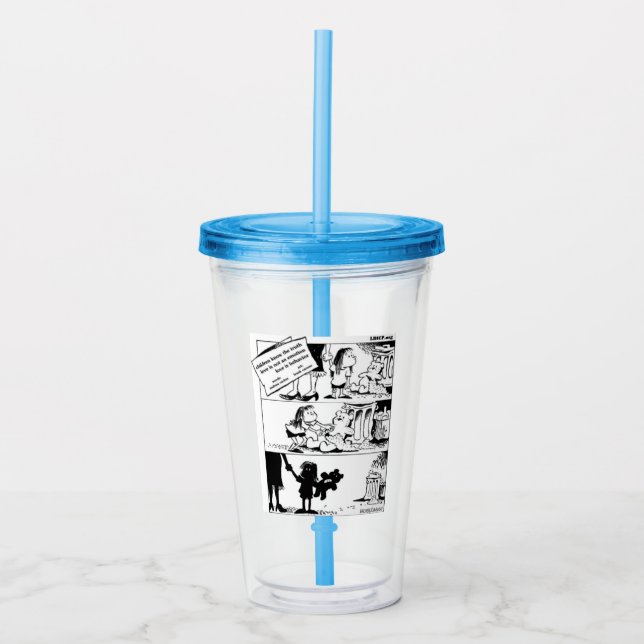 Vaso Acrílico Comportamiento es igual a verdad Tumbler acrílico (Anverso)