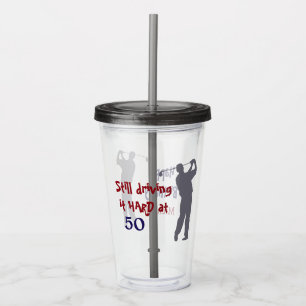 Vaso Acrílico Conduciendo golf difícilmente en 50