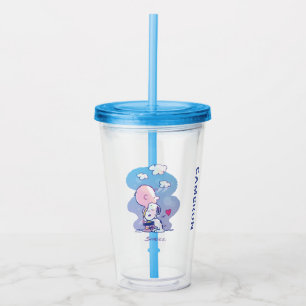 Vaso Acrílico Confort y seguridad Charlie y Snoopy Hug