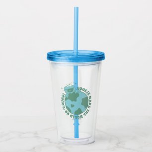 Vaso Acrílico Cookie Monster Las cookies hacen que el mundo gi