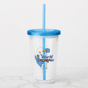 Vaso Acrílico Cookie Monster Tiro de aros de básquetbol