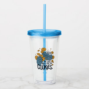Vaso Acrílico Cookie Monster   Yo solo aquí para las galletas
