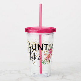 Vaso Acrílico Copa de Tía Personalizada